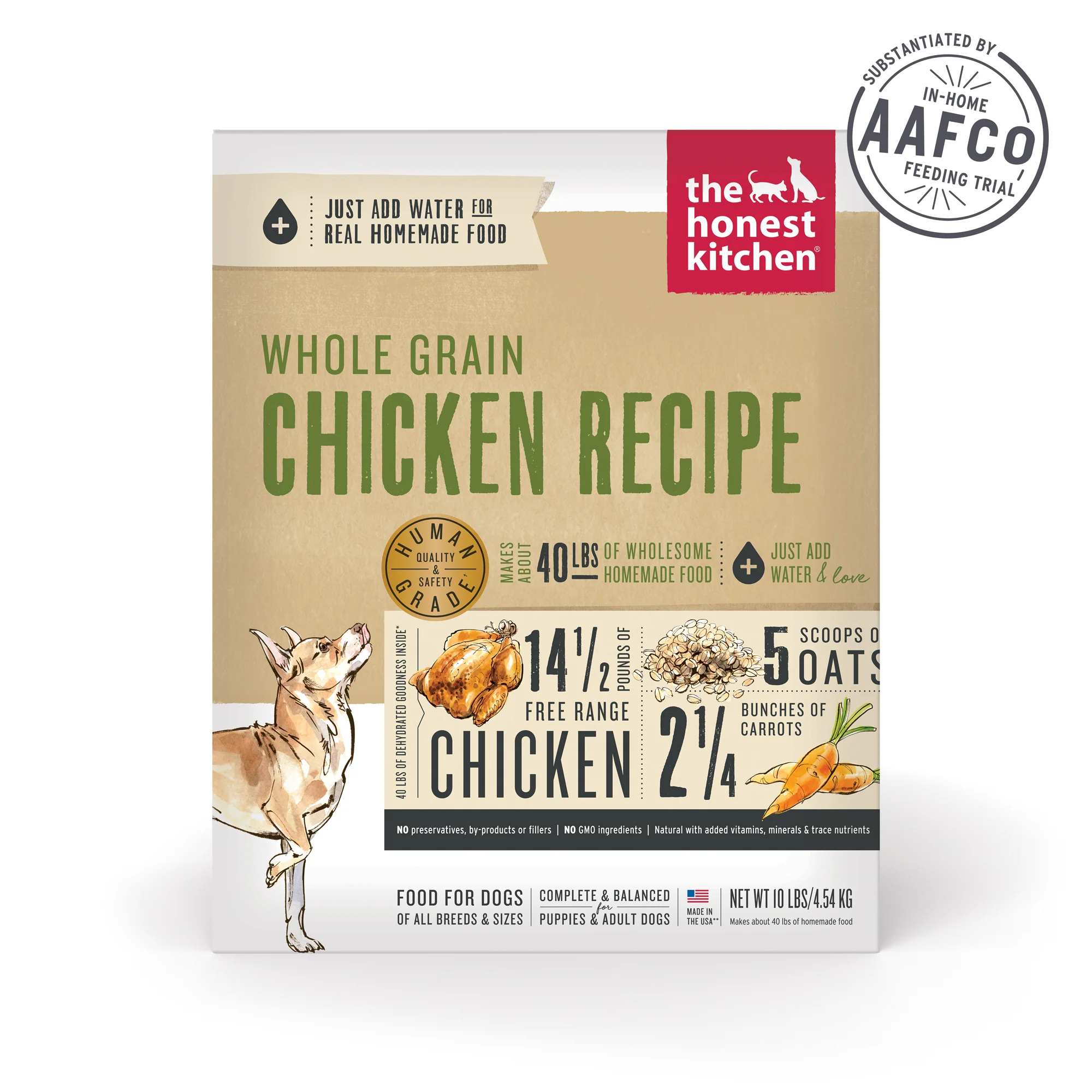 DEHYDRATED WHOLE GRAIN CHICKEN