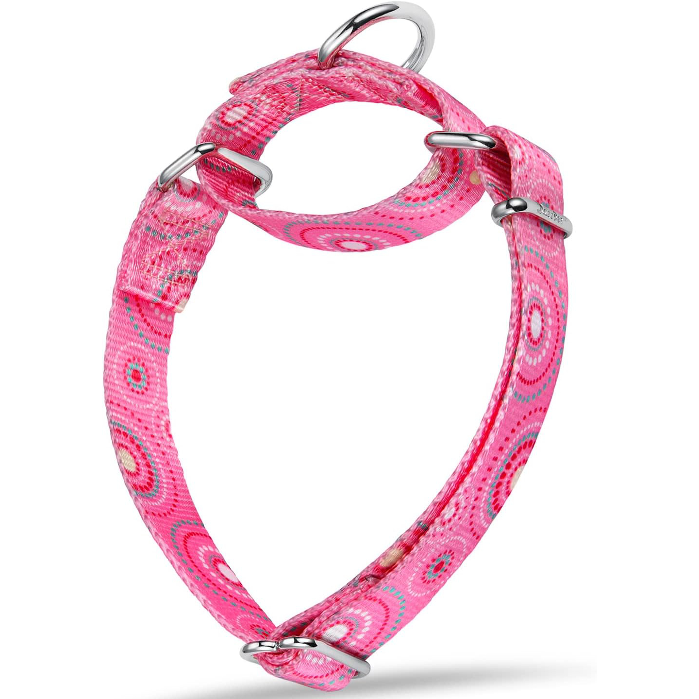 Dazzber Martingale Collar Dog Collar No Pull Pet Collar Heavy Duty Dog Martingale Collars Silky Soft with Unique Pattern for Medium and Large Dogs 