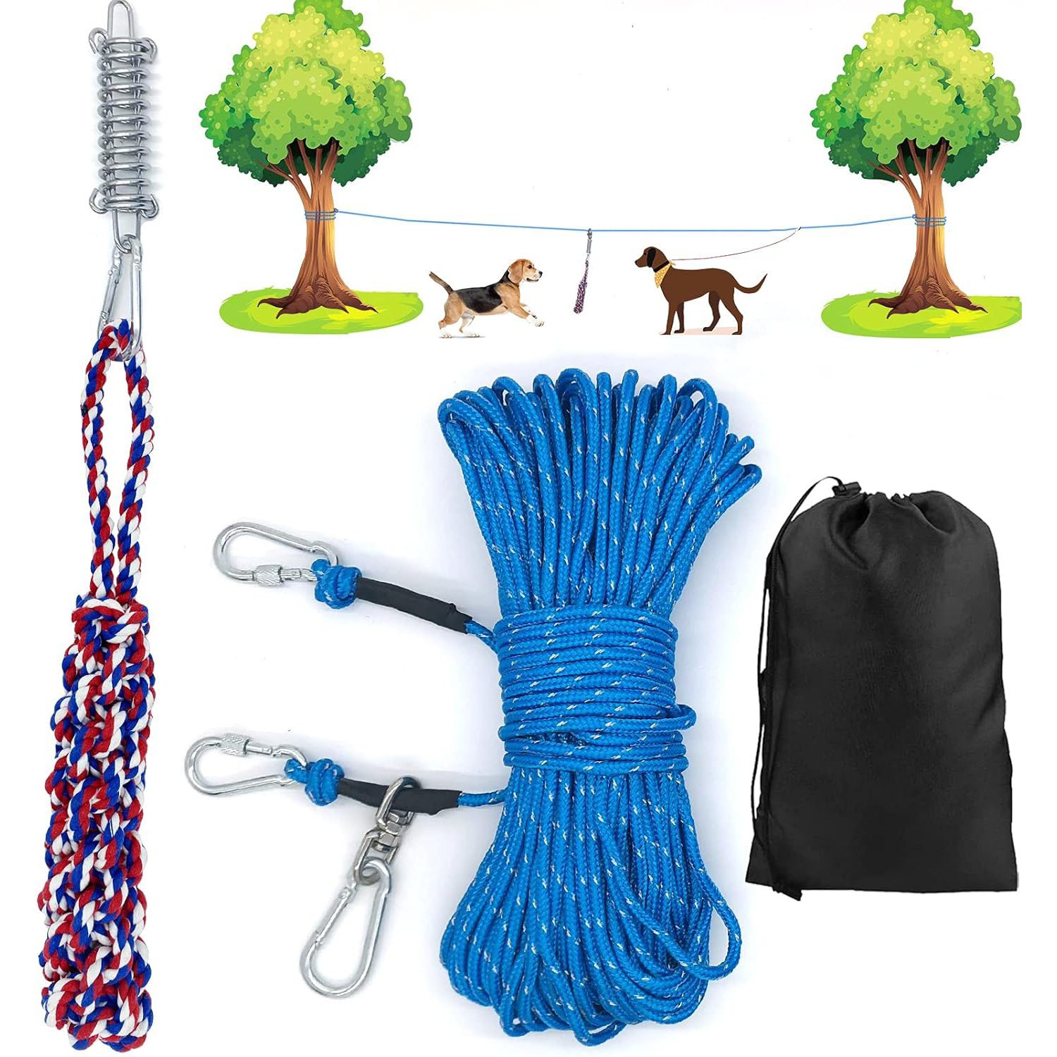 Dog Tie Out Cable for Camping
