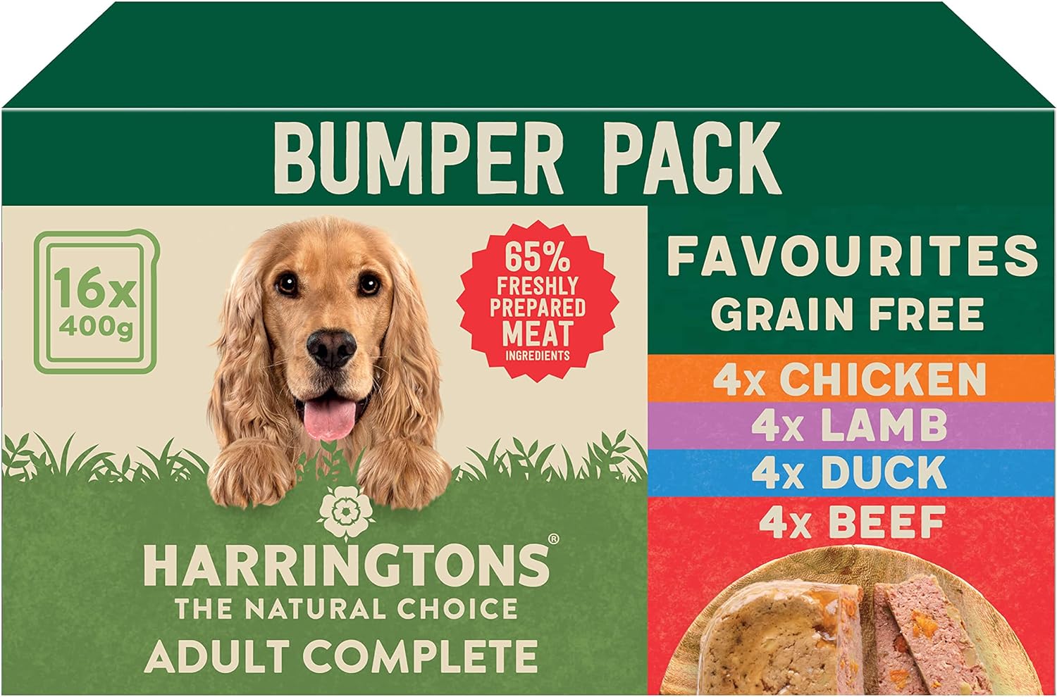 Harringtons Grain Free Hypoallergenic Wet Dog Food Favourites Pack