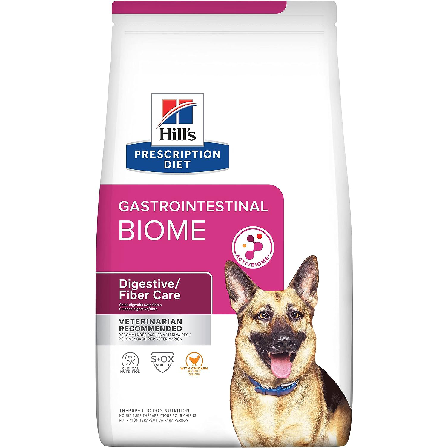 Hill's Prescription Diet Gastrointestinal Biome Digestive_Fiber Care with Chicken Dry Dog Food 