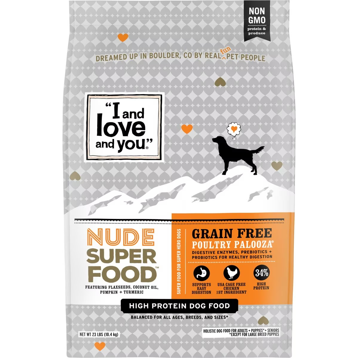 I and Love and You Nude Food Grain-Free Poultry Palooza Dry Dog Food