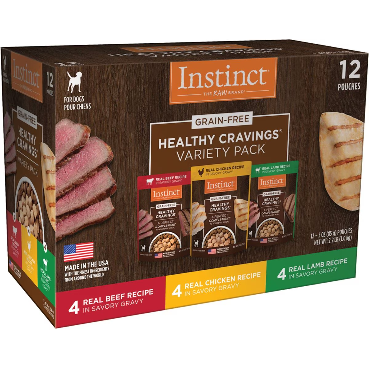 Instinct Healthy Cravings Grain-Free Wet Dog Food Topper new