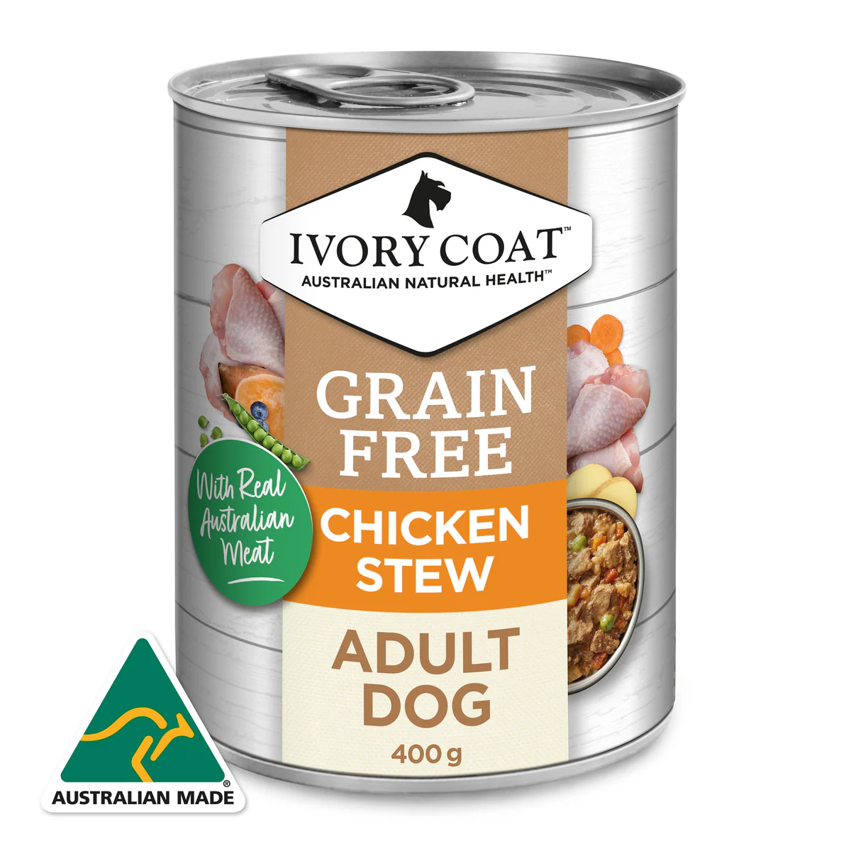 Ivory Coat Chicken Coconut Stew 400g Wet Dog Food, Adult and Senior