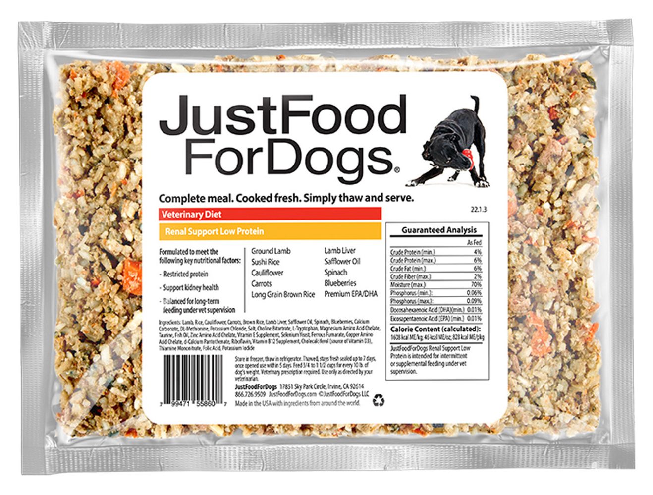 JustFoodForDogs Veterinary Diet