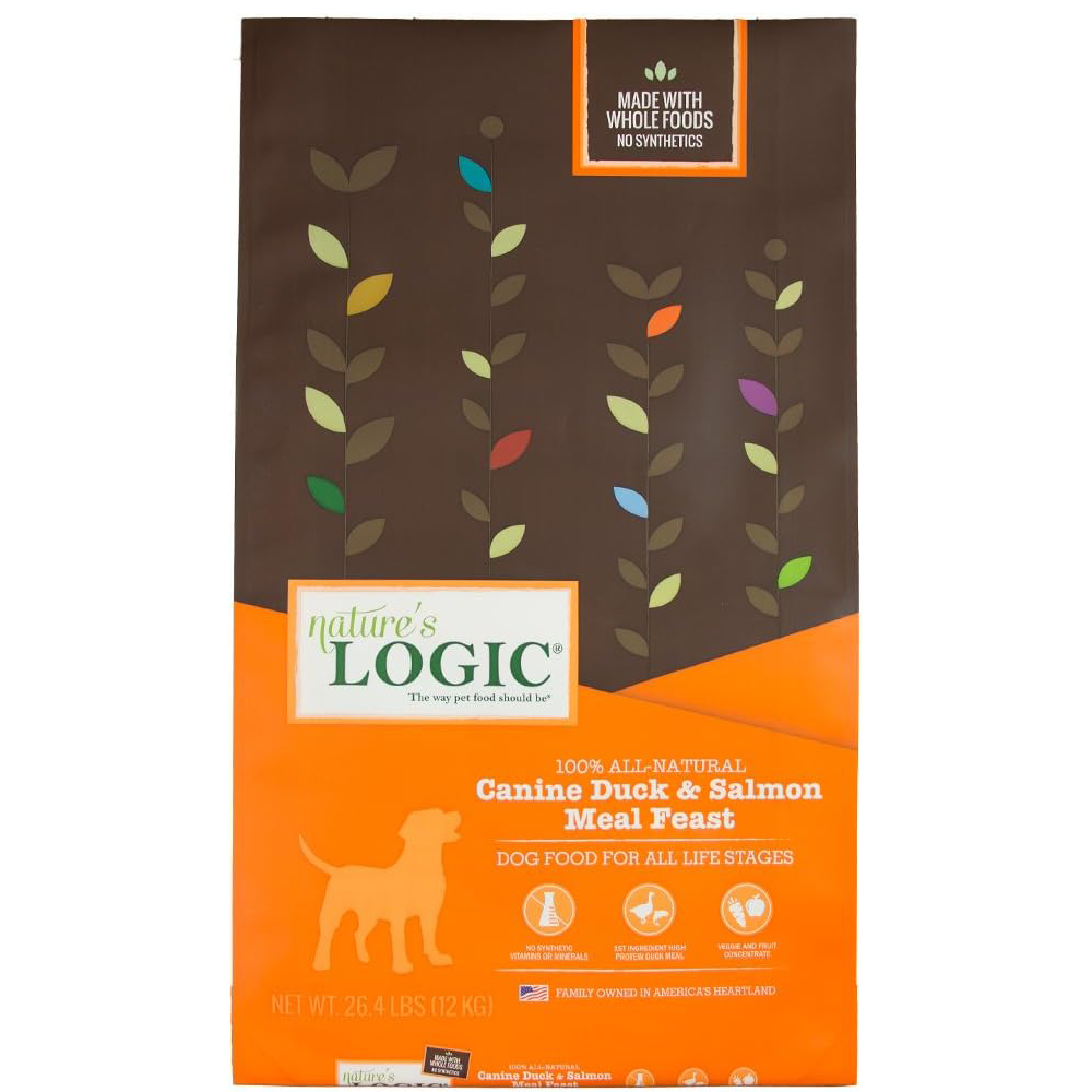 Nature's Logic Canine Duck & Salmon Meal Feast All Life Stages Dry Dog Food