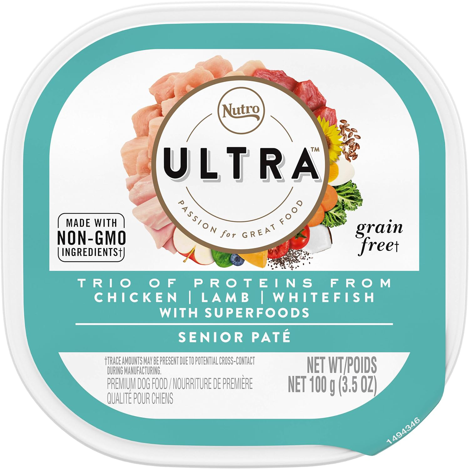 New Project NUTRO ULTRA Senior Grain Free Soft Wet Dog Food 