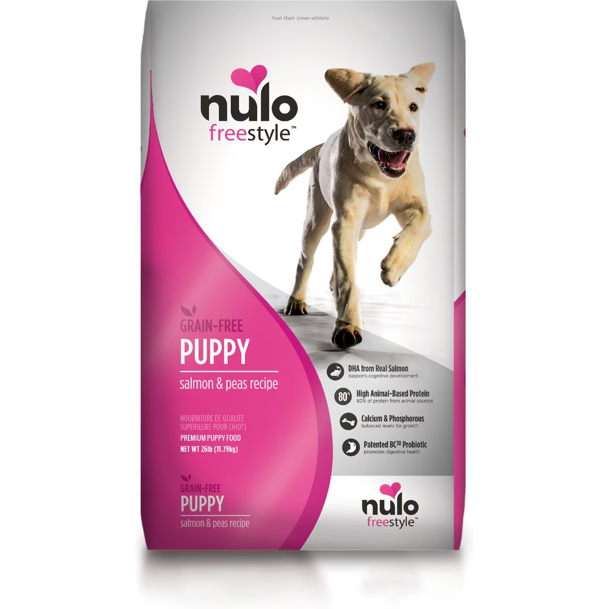 Nulo Freestyle Puppy Grain-Free Salmon & Peas Recipe Dry Dog Food 