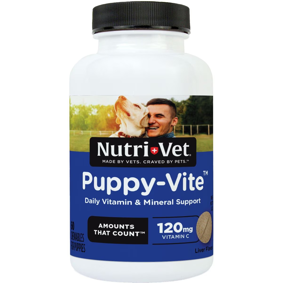 Nutri-Vet Puppy-Vite Chewable Tablets Multivitamin for Dogs 