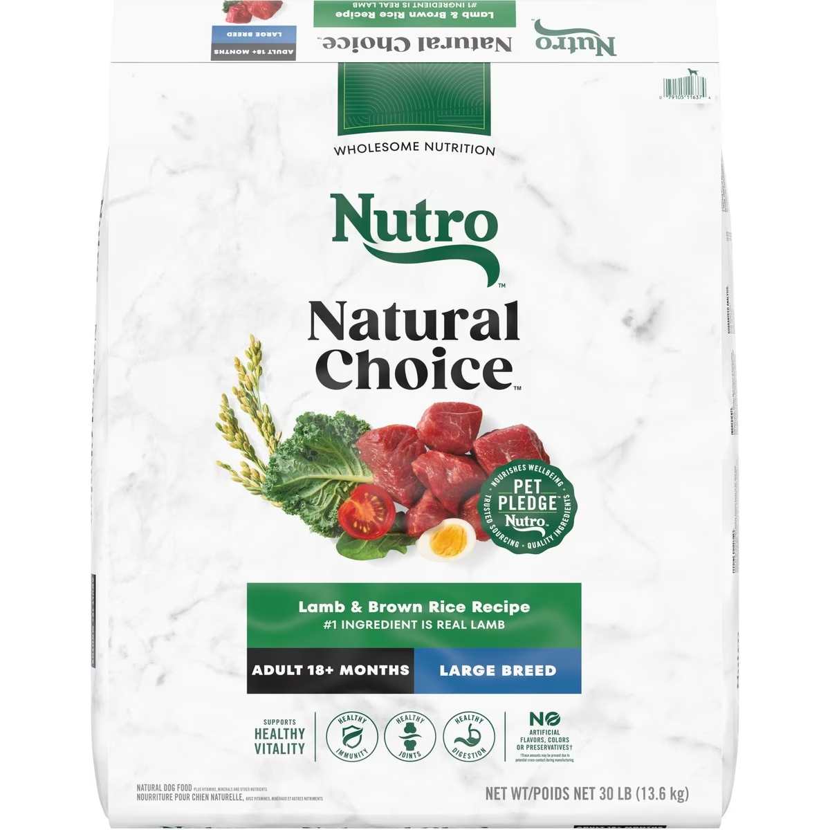 Nutro Natural Choice Large Breed Adult Lamb & Brown Rice Recipe Dry Dog Food