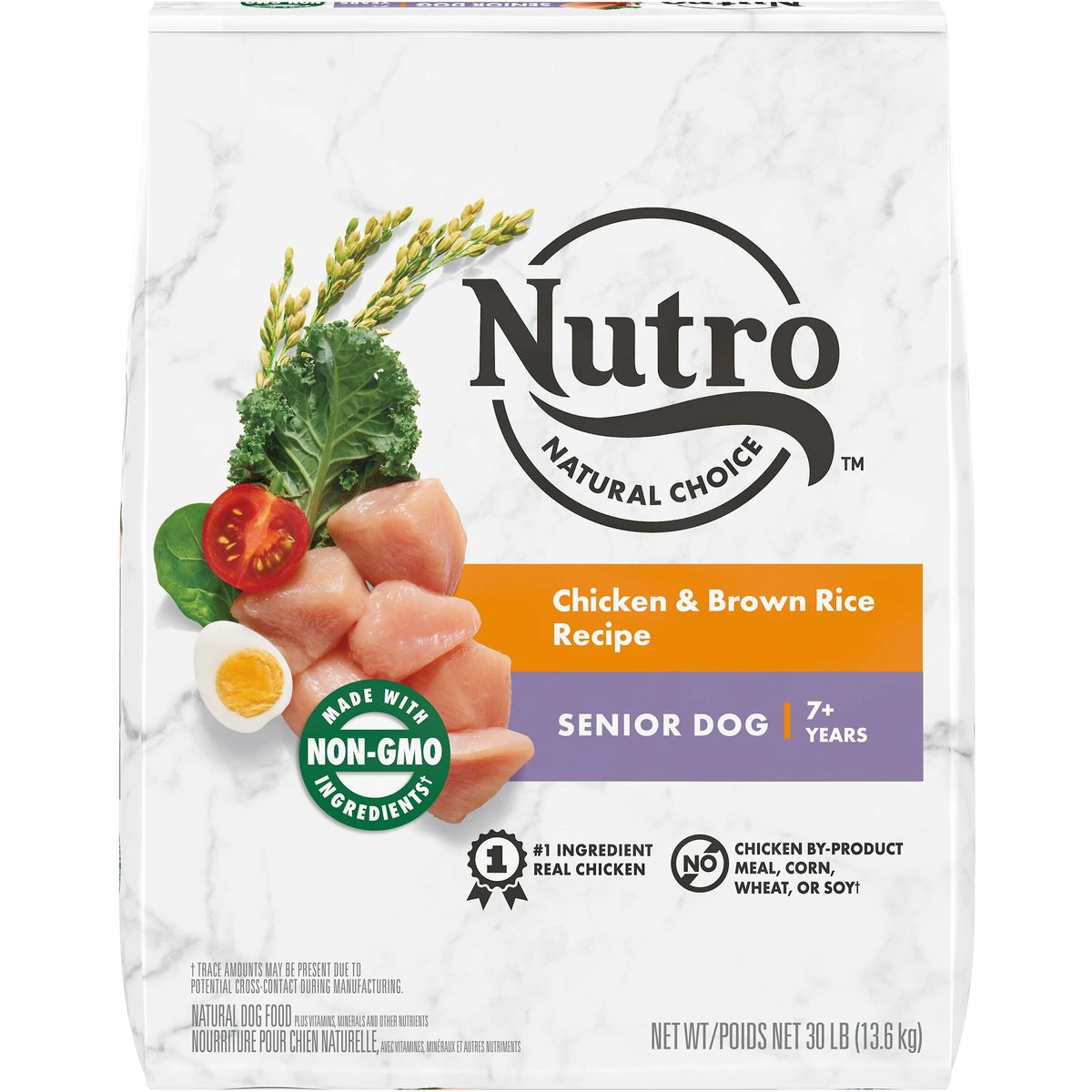 Nutro Natural Choice Senior Chicken & Brown Rice Recipe Dry Dog Food 