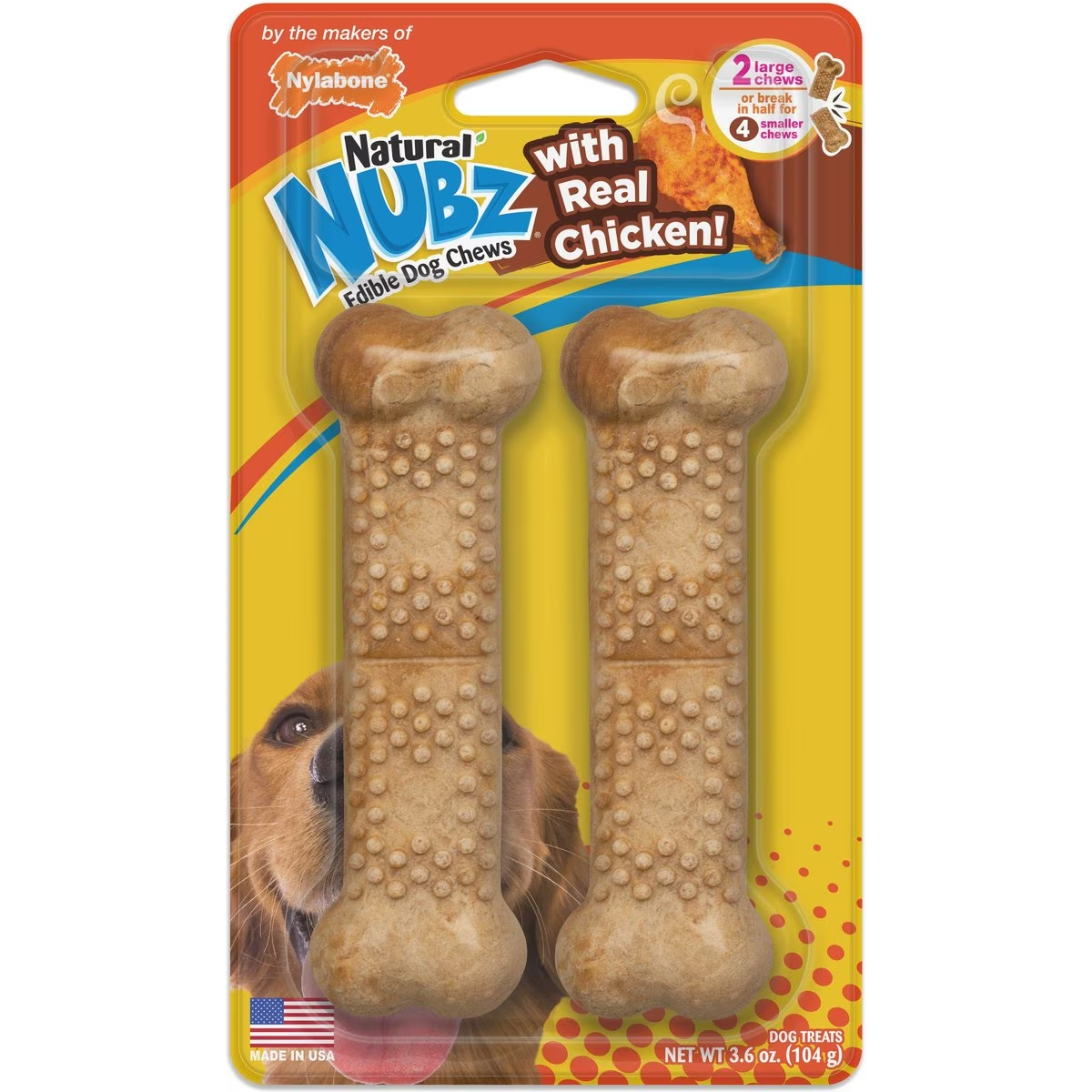 Nylabone Edibles Natural Nubz Dog Chew