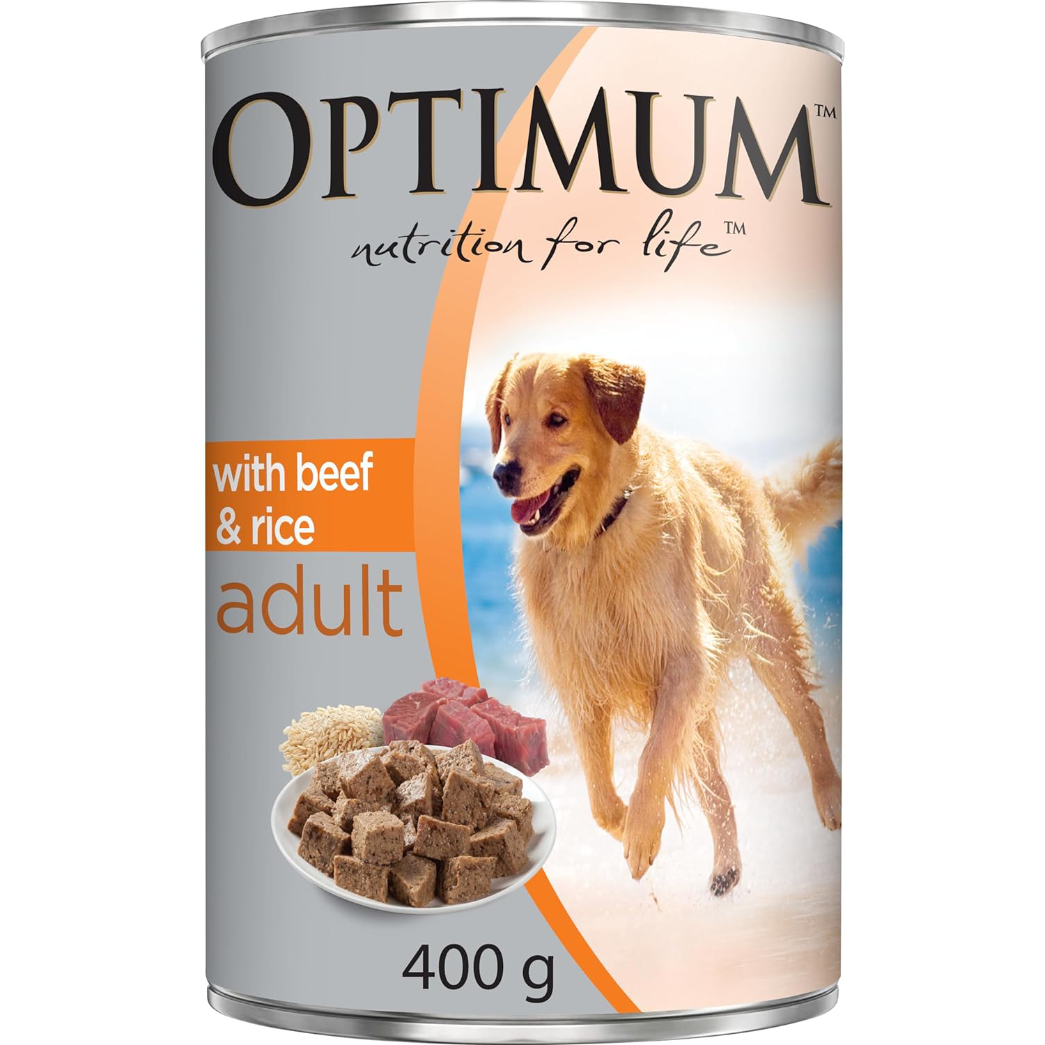 OPTIMUM DOG Beef and Rice Wet Dog Food 
