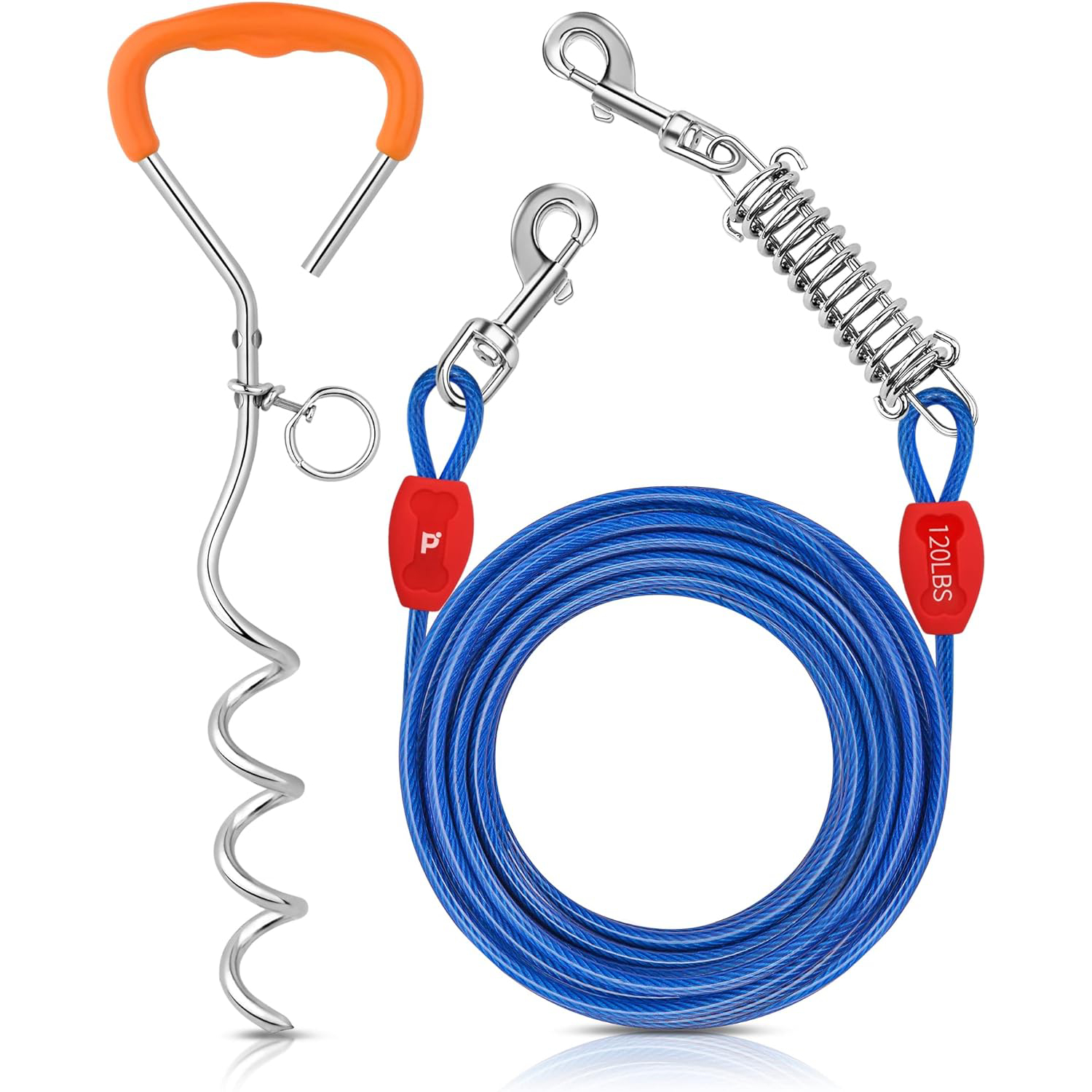 Petbobi Dog Tie Out Cable and Stake 