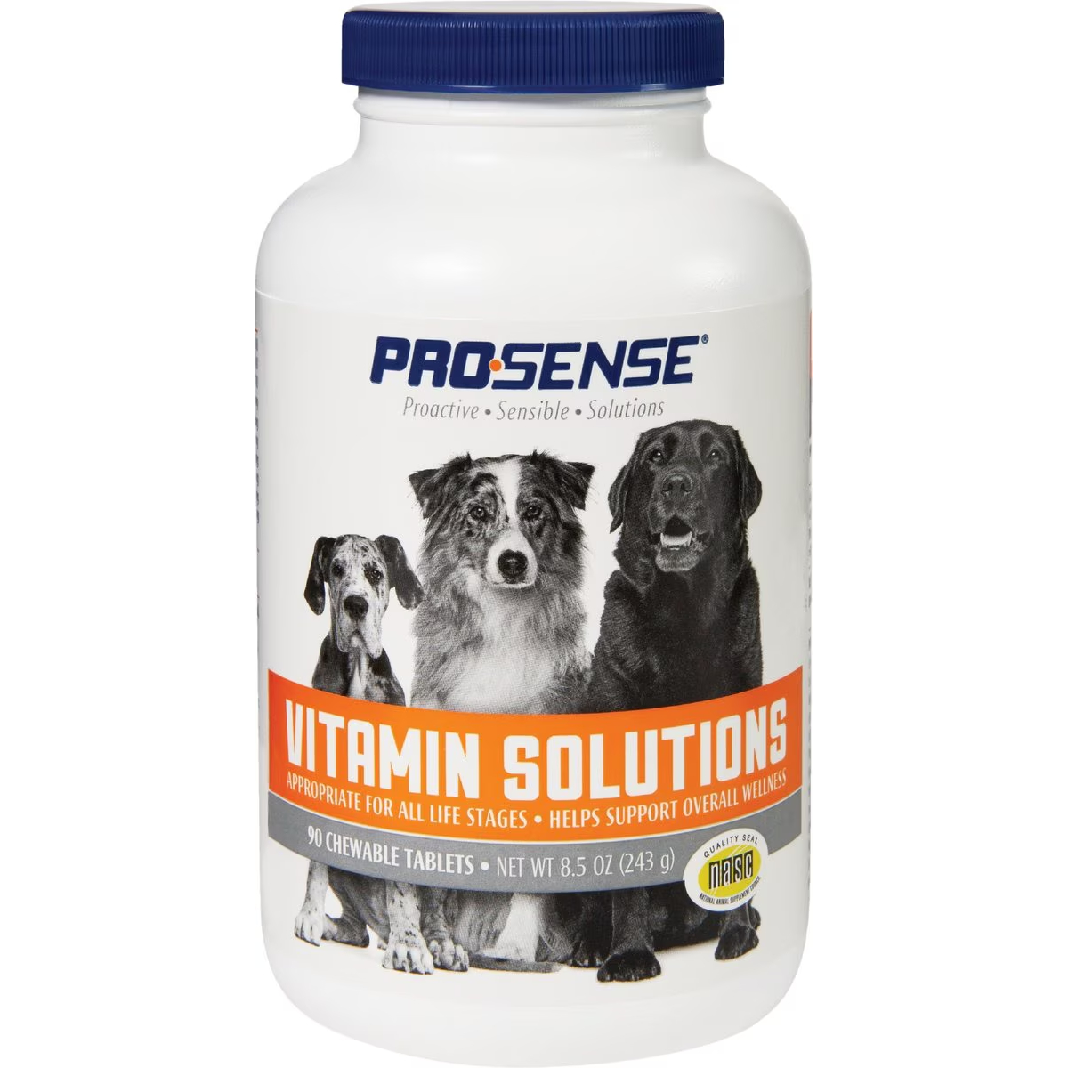 Pro-Sense Dog Vitamin Solutions Chewable Tablet Multivitamin for Dogs 