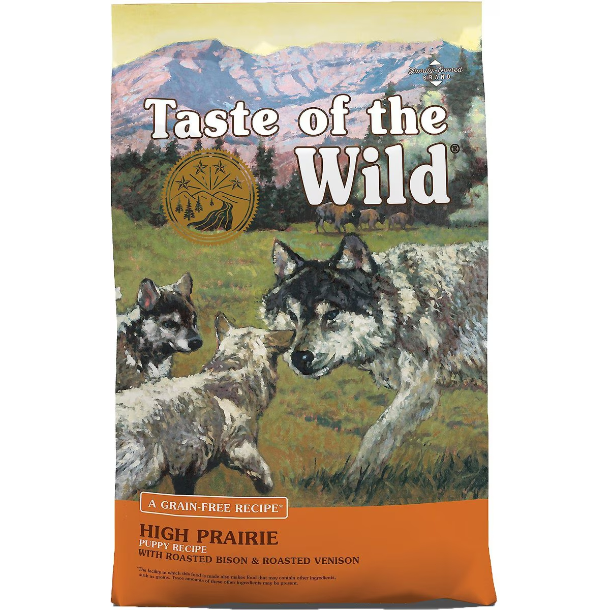 Taste of the Wild High Prairie Puppy Formula Grain-Free Dry Dog Food New