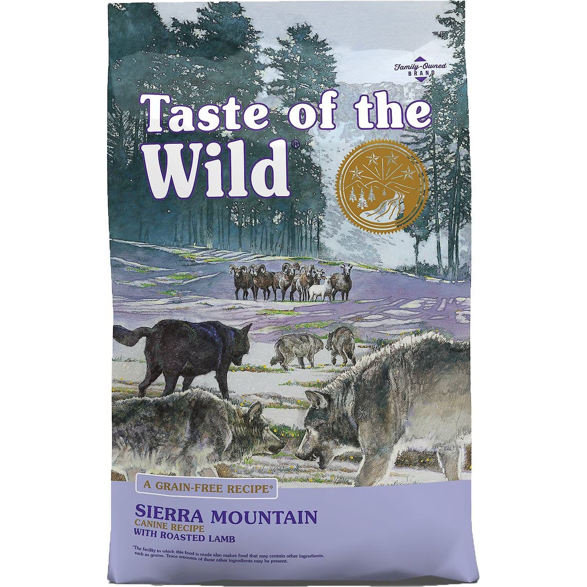 Taste of the Wild Sierra Mountain Grain-Free Dry Dog Food New
