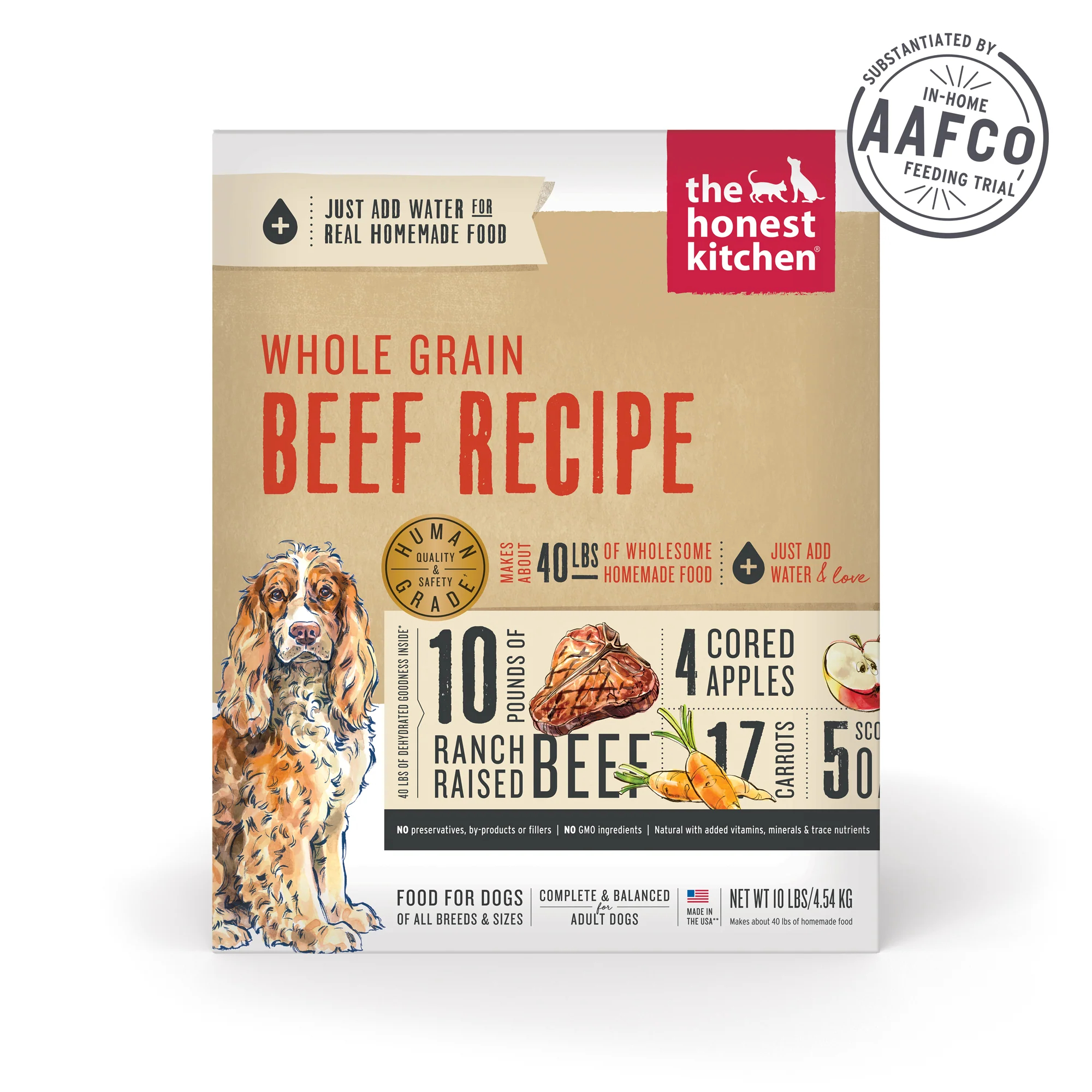 The Honest Kitchen Dehydrated Dog Food Beef Recipe