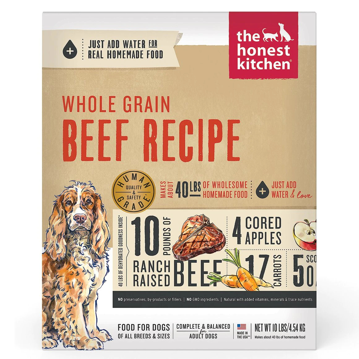 The Honest Kitchen Whole Grain Beef Recipe