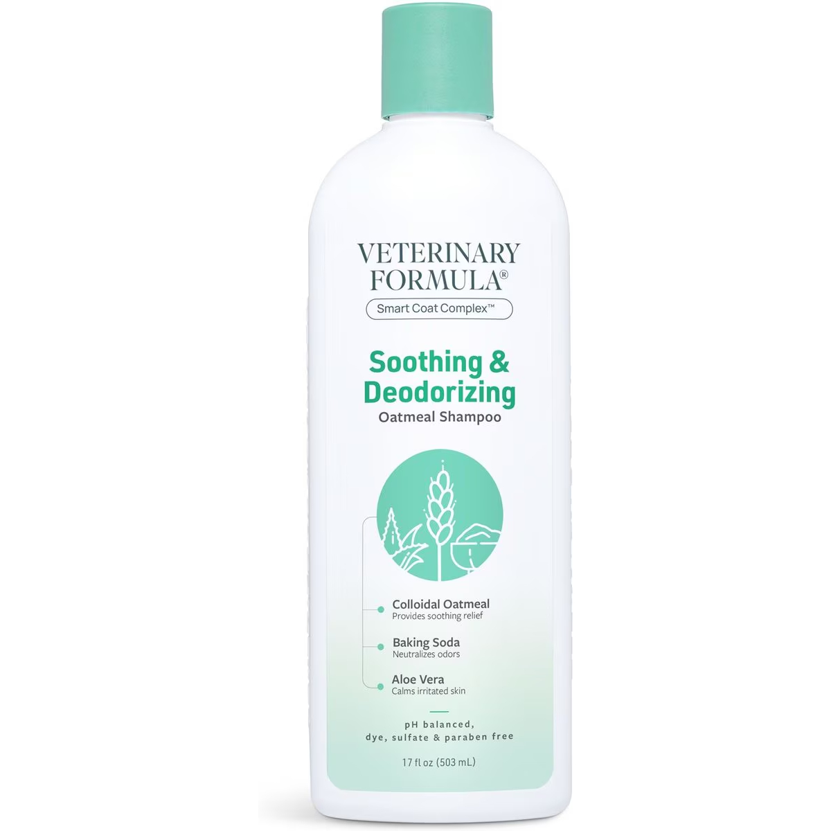 Veterinary Formula Smart Coat Complex Soothing & Deodorizing Oatmeal Shampoo for Dogs & Cats