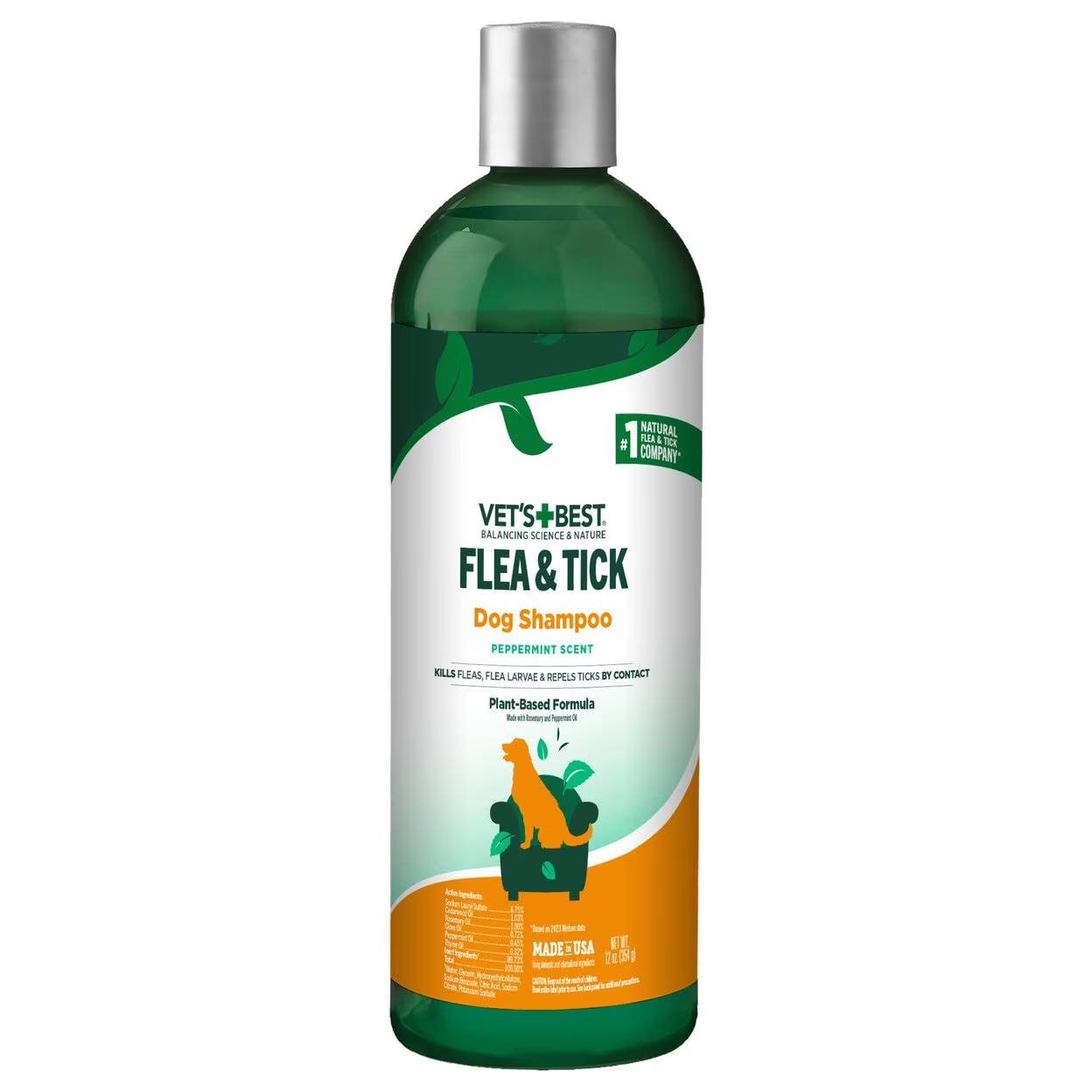 Vet's Best Advanced Strength Flea & Tick Dog Shampoo