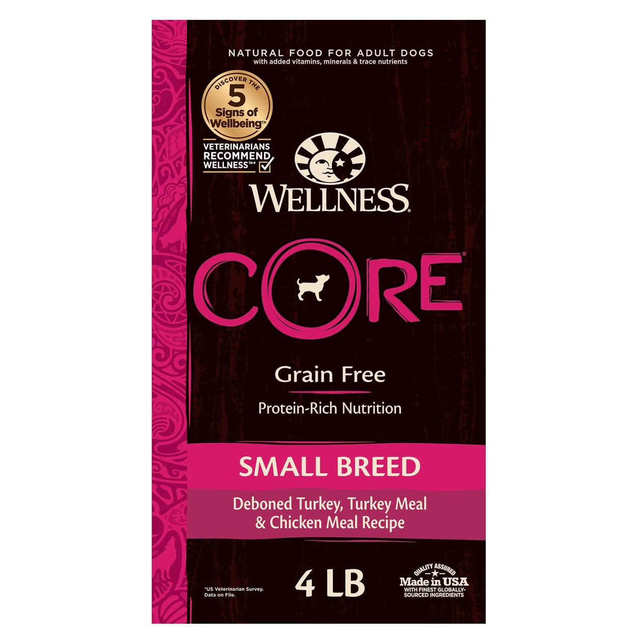 Wellness CORE Grain-Free Small Breed Turkey & Chicken Recipe Dry Dog Food