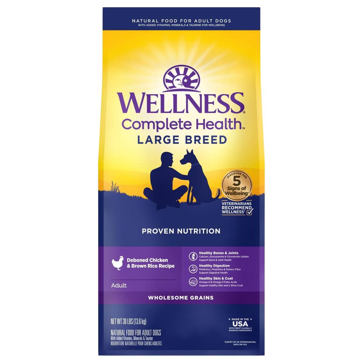Wellness Large Breed Complete Health Dry Dog Food