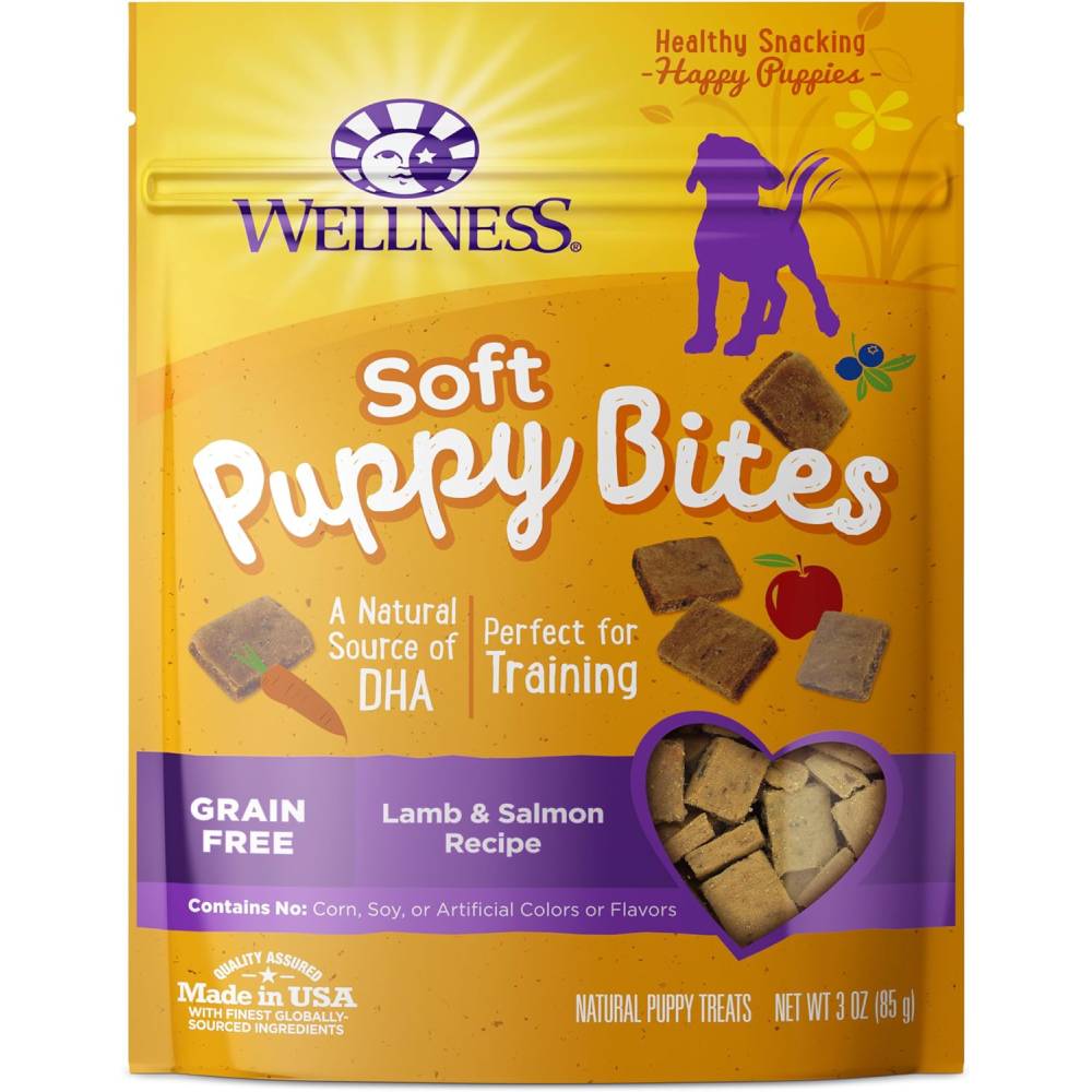 Wellness Soft Puppy Bites Natural Grain-Free Treats for Training 