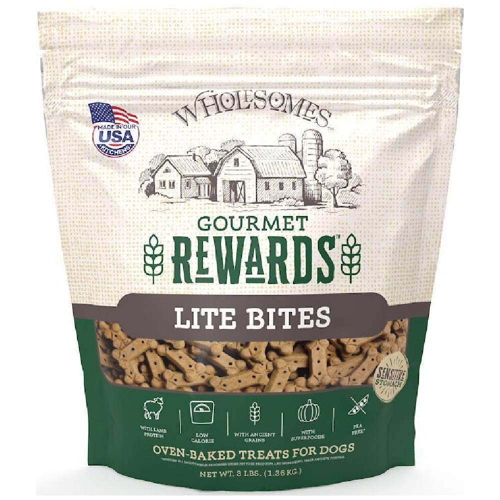 Wholesomes Rewards Lite Bites Biscuit Dog Treats 