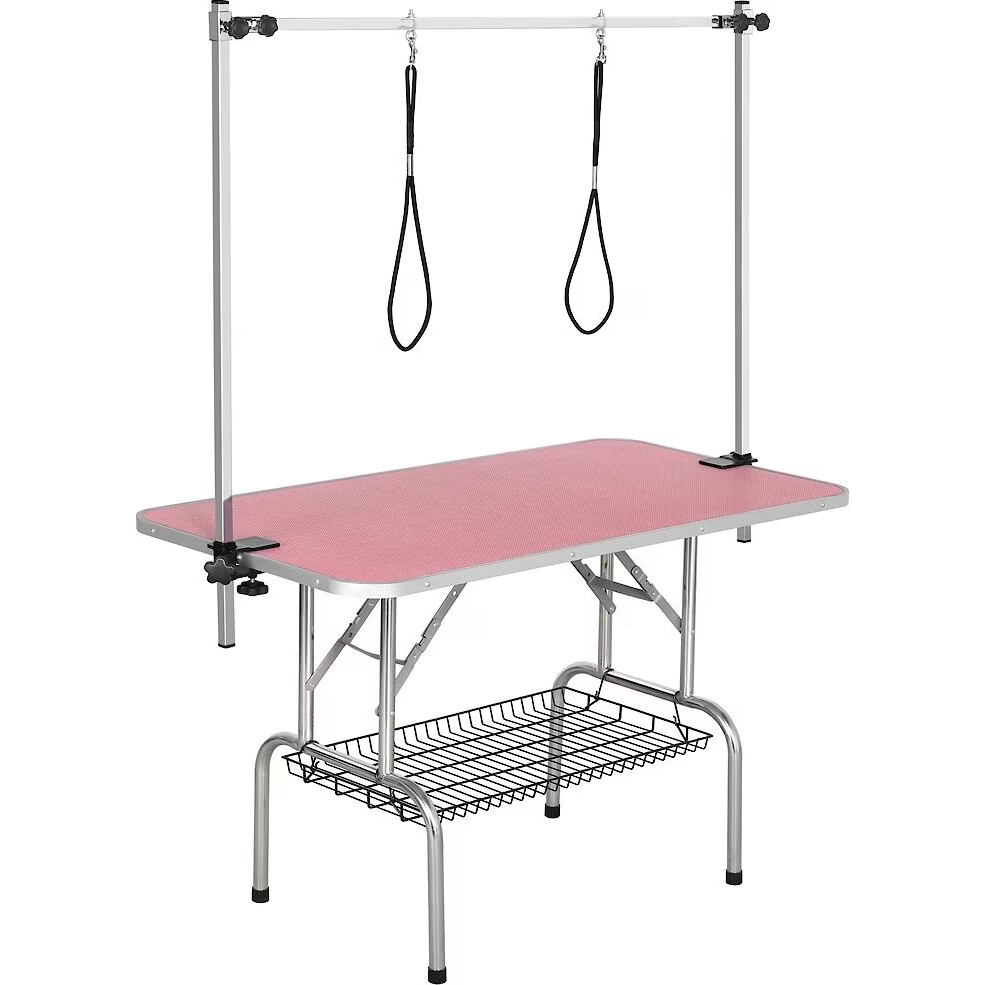 Yaheetech Foldable Retractable Bath Dog & Cat Grooming Table