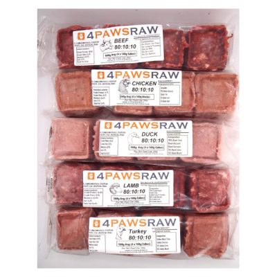 4PawsRaw Raw Mix Dog Food