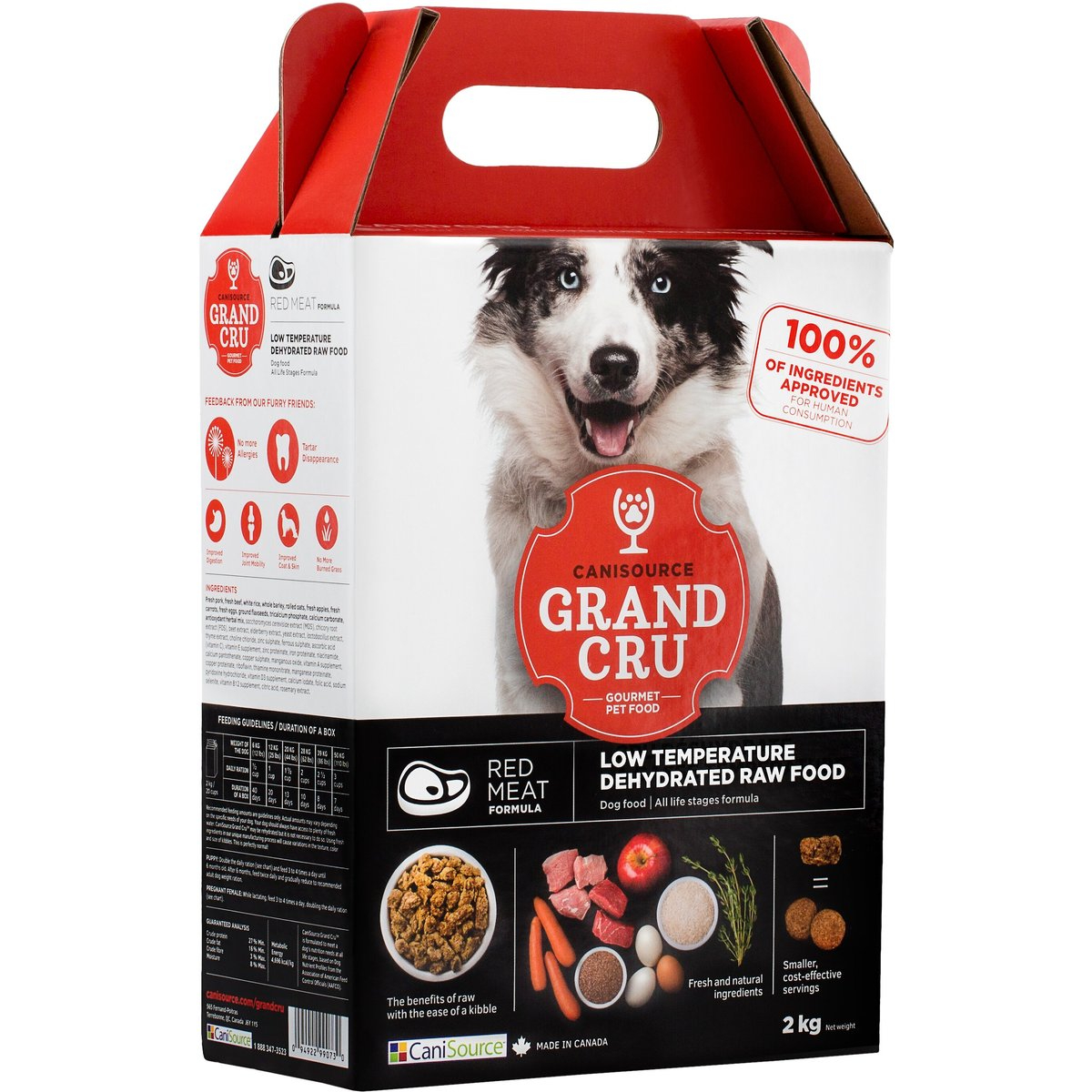 Canisource Grand Cru Red Meat Dehydrated Dog Food