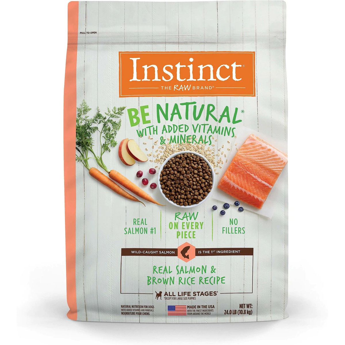Instinct Be Natural Freeze-Dried Raw Coated Dry Dog Food