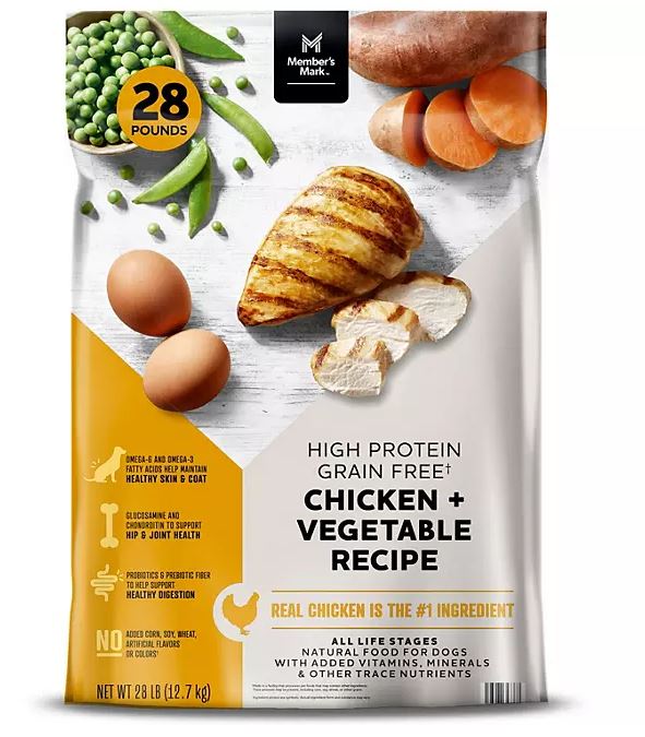 Member's Mark High Protein Grain Free Chicken + Vegetable Recipe