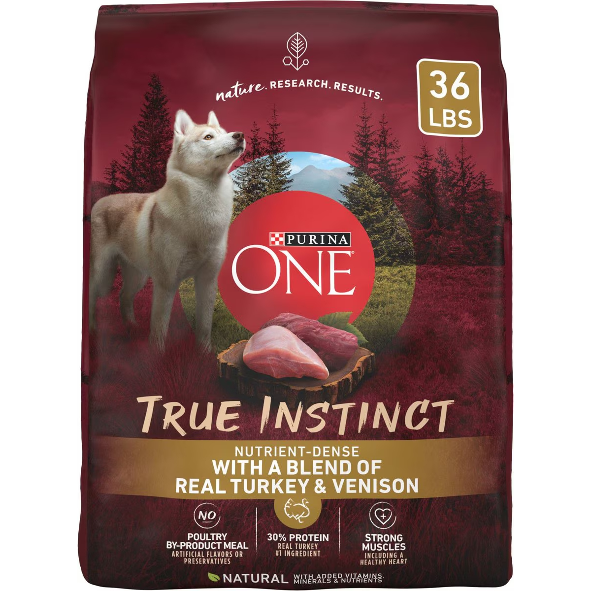 Purina ONE True Instinct Natural High Protein with Real Turkey & Venison Dry Dog Food