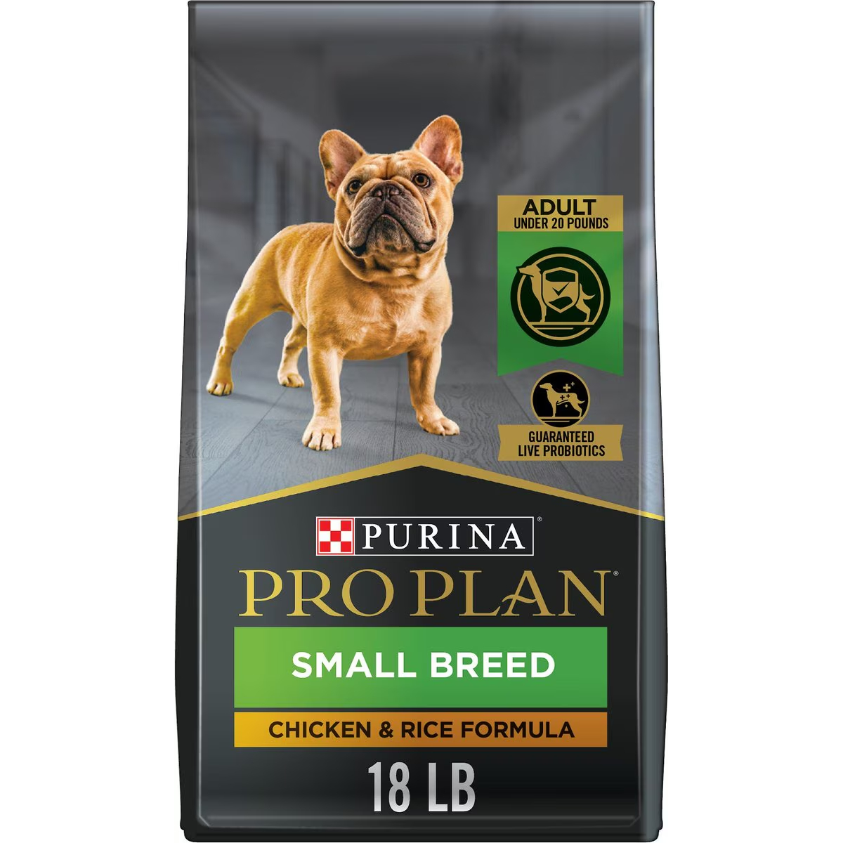 Purina Pro Plan Adult Small Breed Chicken & Rice Formula Dry Dog Food 