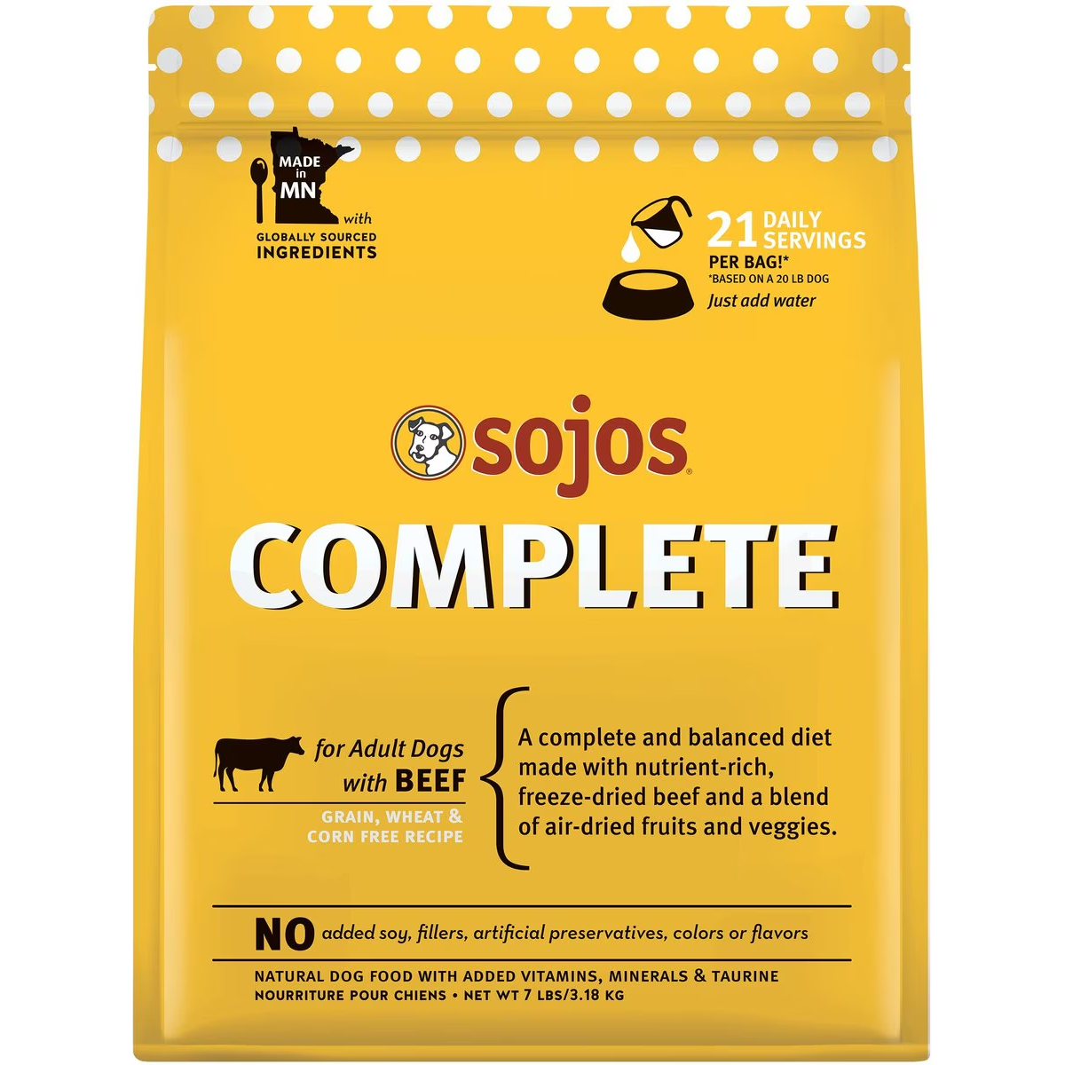 Sojos Complete Raw Made Dog Food 