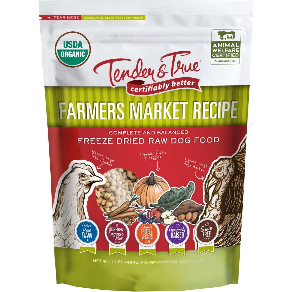 Tender & True Freeze-Dried Raw Dog Food