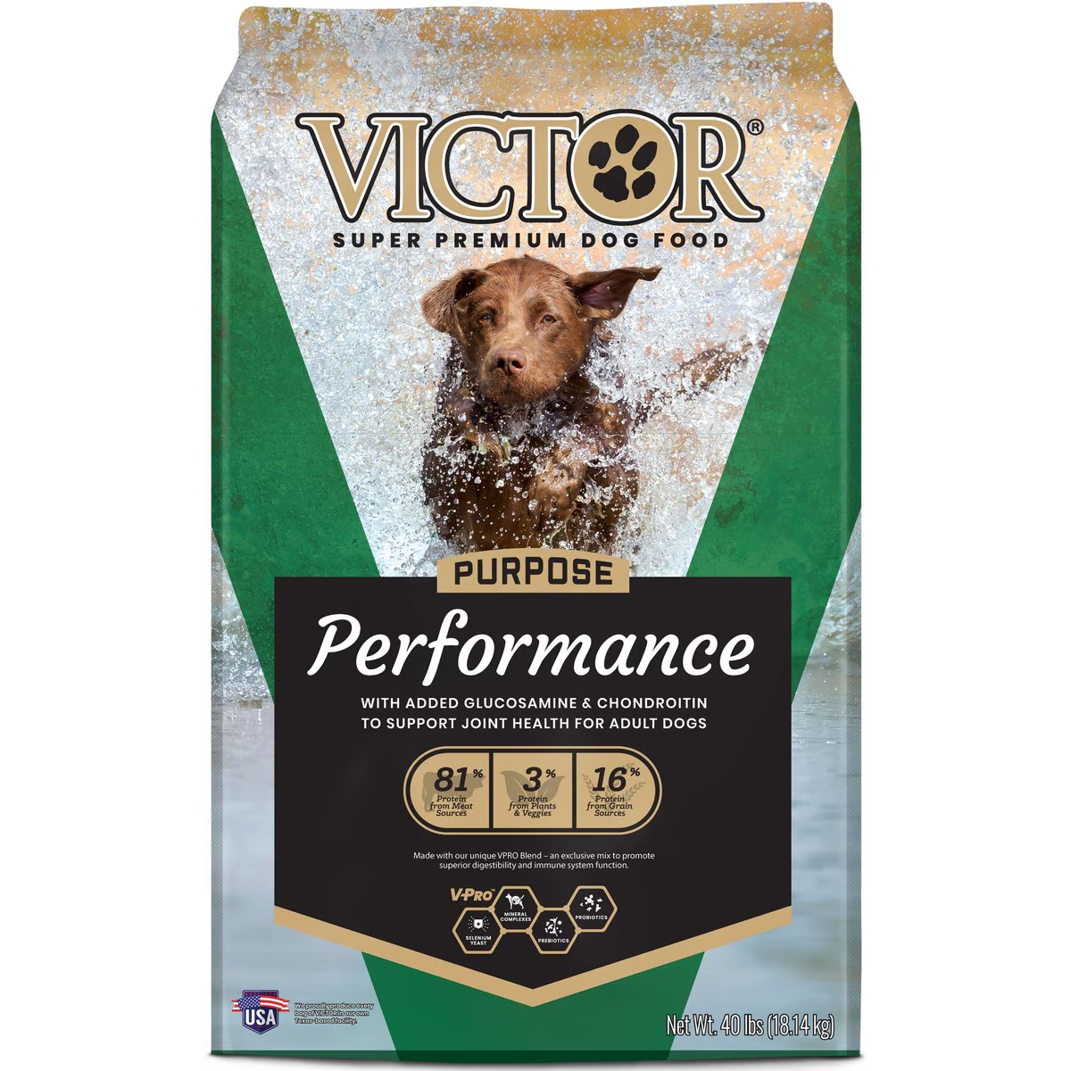 VICTOR Purpose Performance Formula Dry Dog Food 
