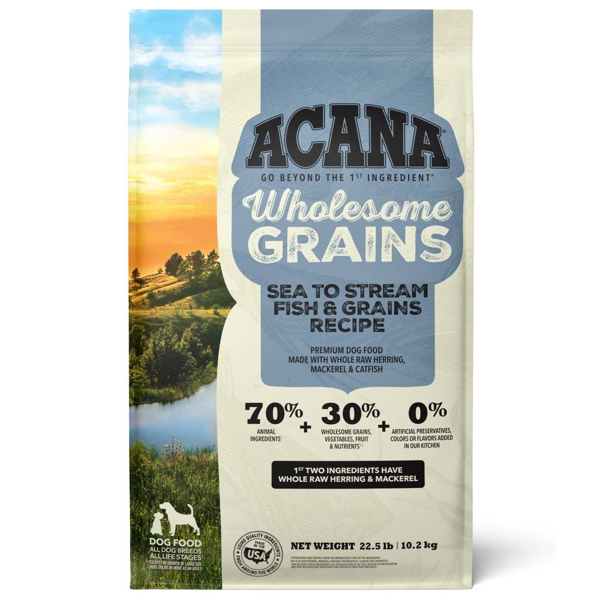 ACANA Sea to Stream Recipe + Wholesome Grains Dry Dog Food