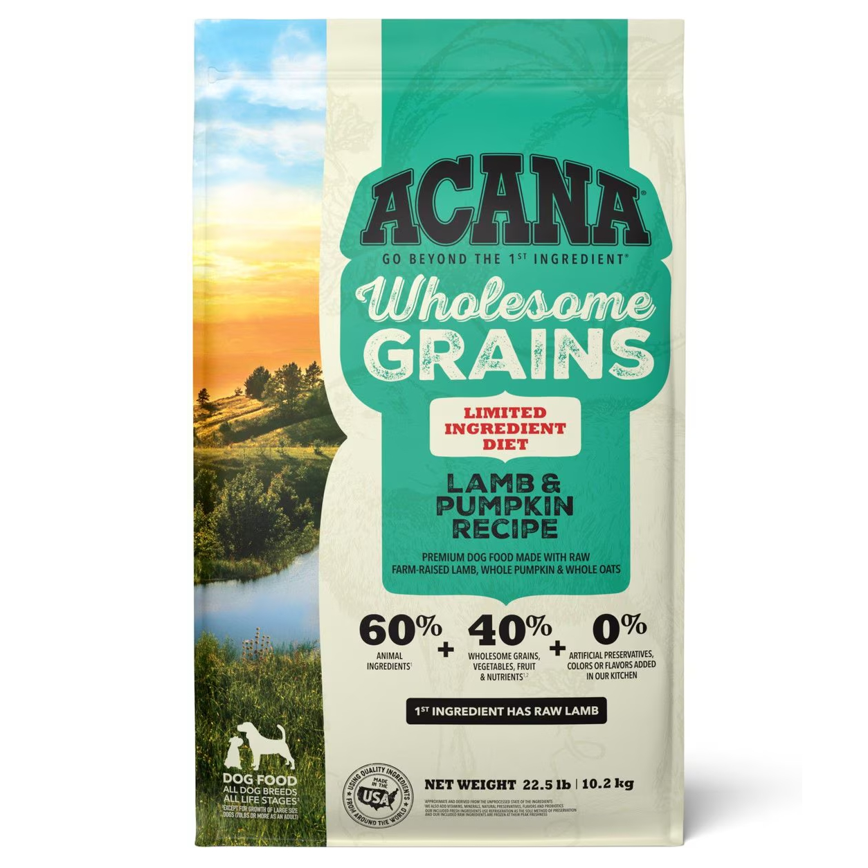 ACANA Singles + Wholesome Grains Dry Dog Food