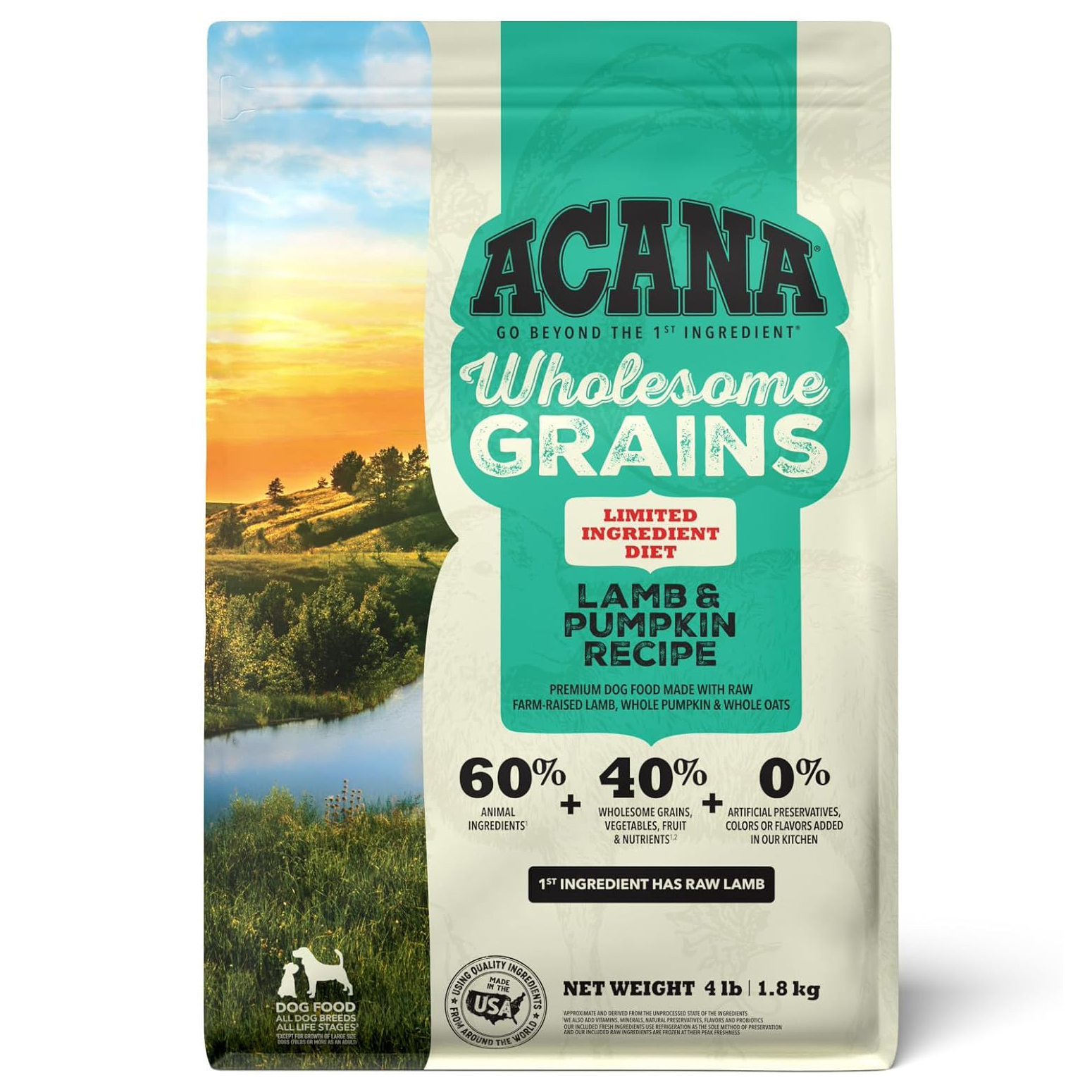 ACANA Singles + Wholesome Grains Dry Dog Food