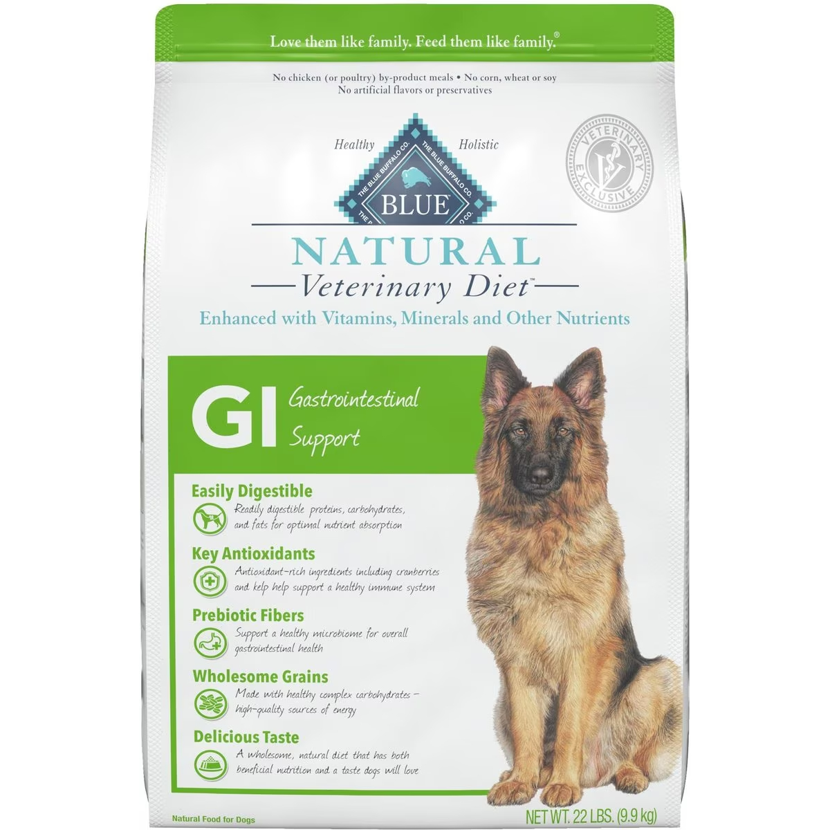 Blue Buffalo Natural Veterinary Diet GI Gastrointestinal Support Dry Dog Food