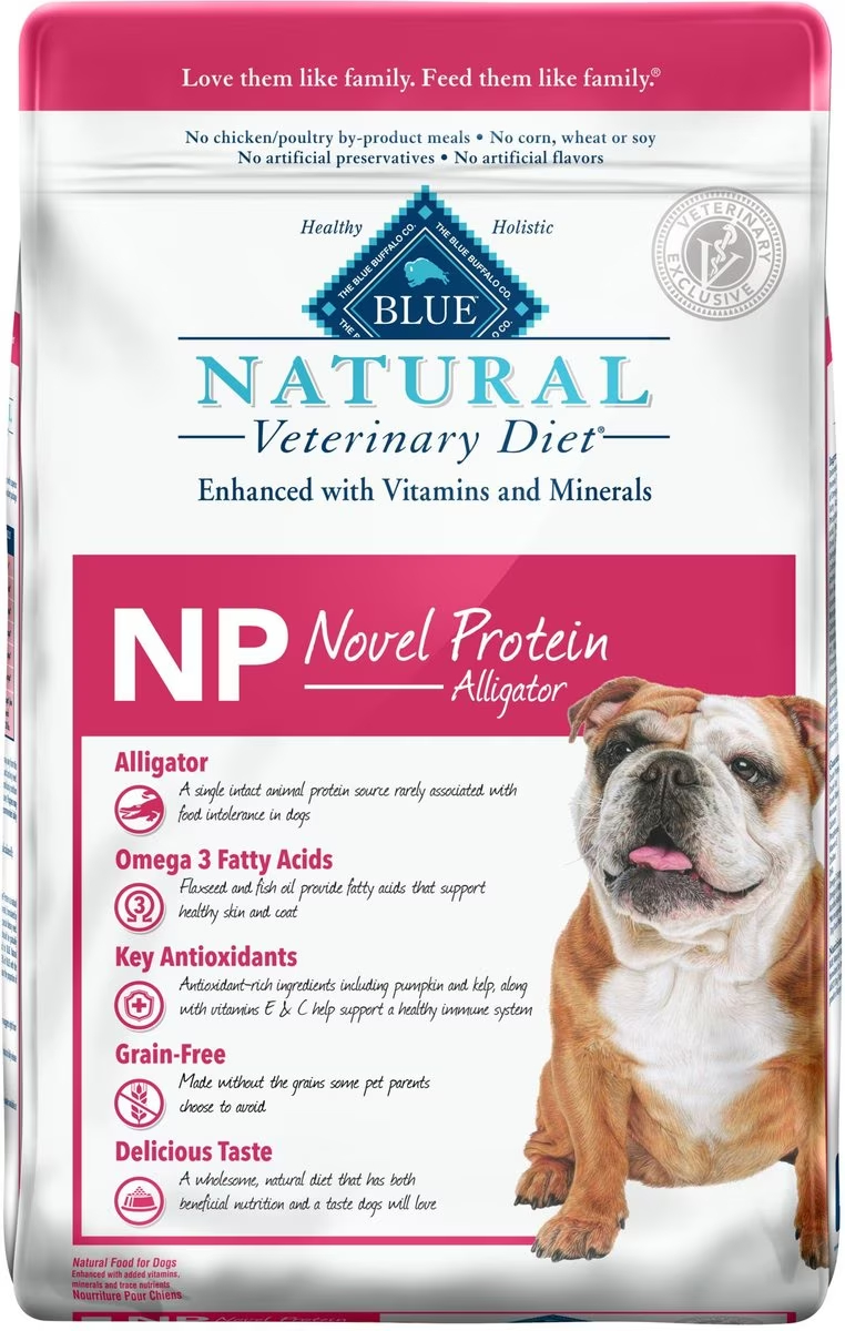 Blue Buffalo Natural Veterinary Diet NP Novel Protein Alligator Grain-Free Dry Dog Food