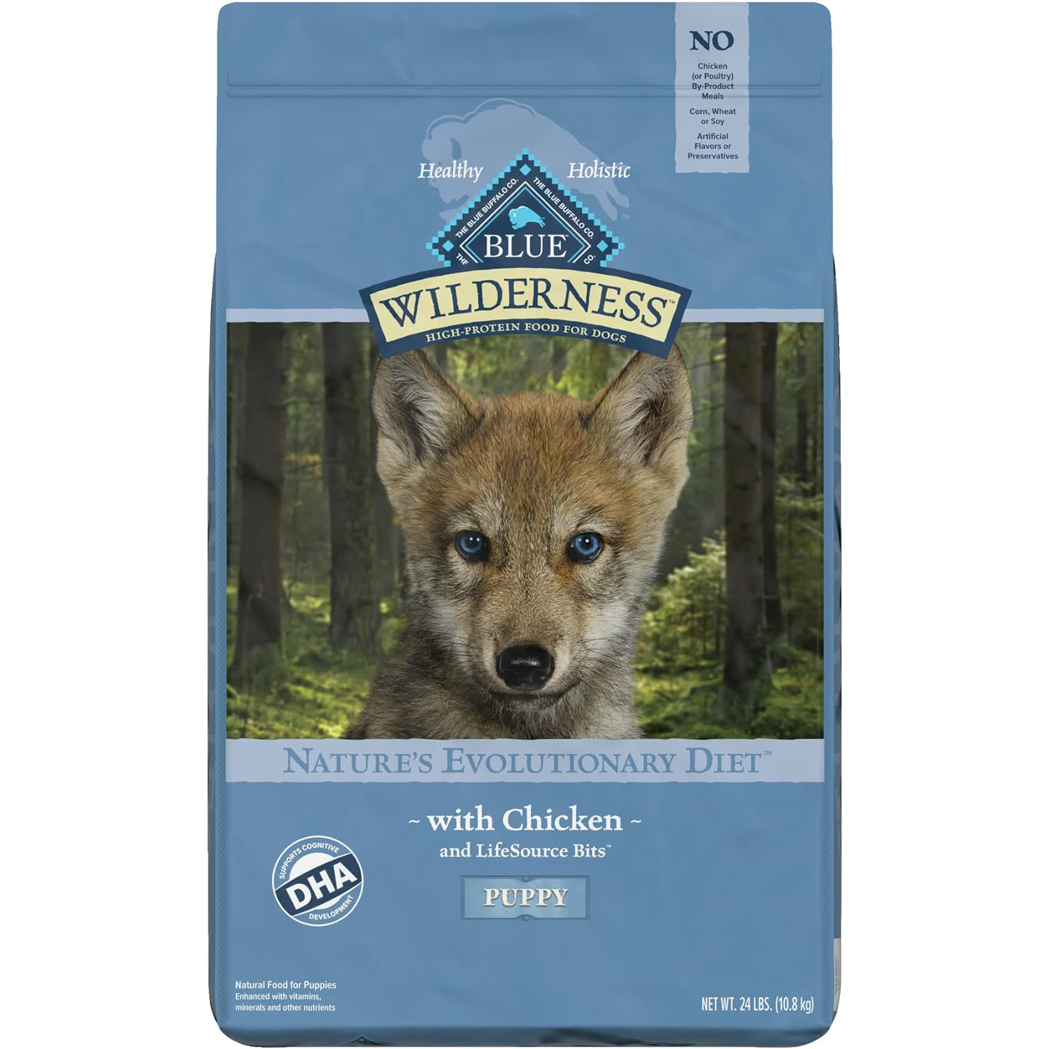 Blue Buffalo Wilderness High Protein, Natural Puppy Dry Dog Food 