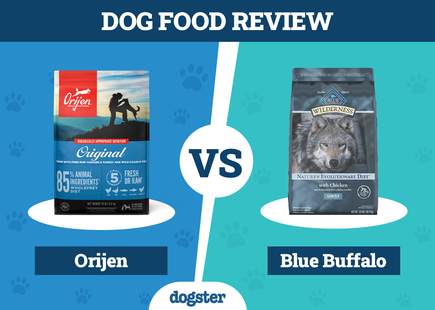 Dogster_Dog Food Orijen VS Blue Buffalo