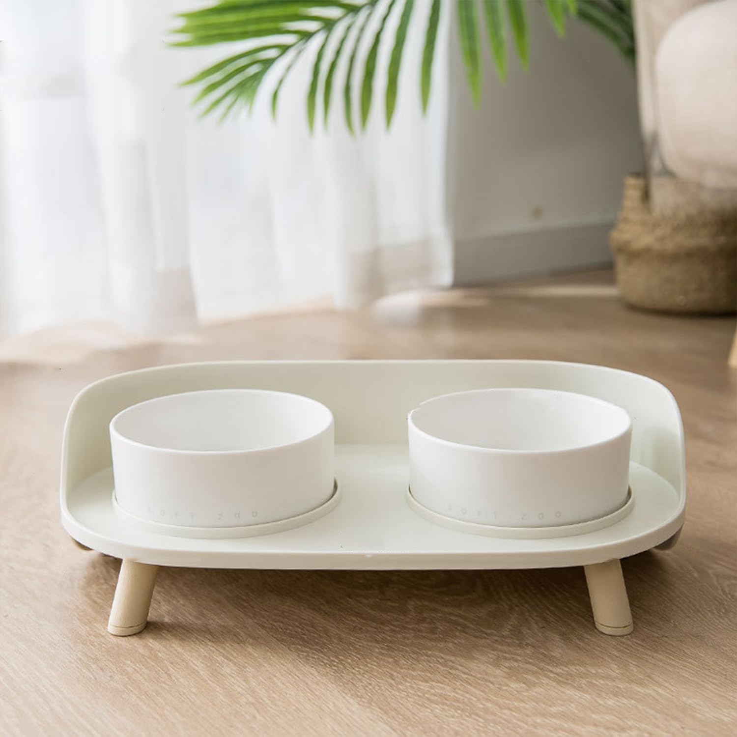 Hanamya Ceramic Bowl Feeder Set
