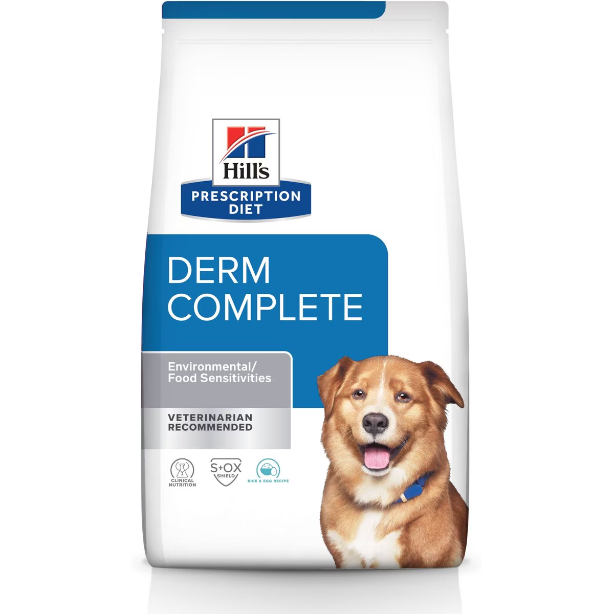 Hill’s Prescription Diet Derm Complete Dry Dog Food 