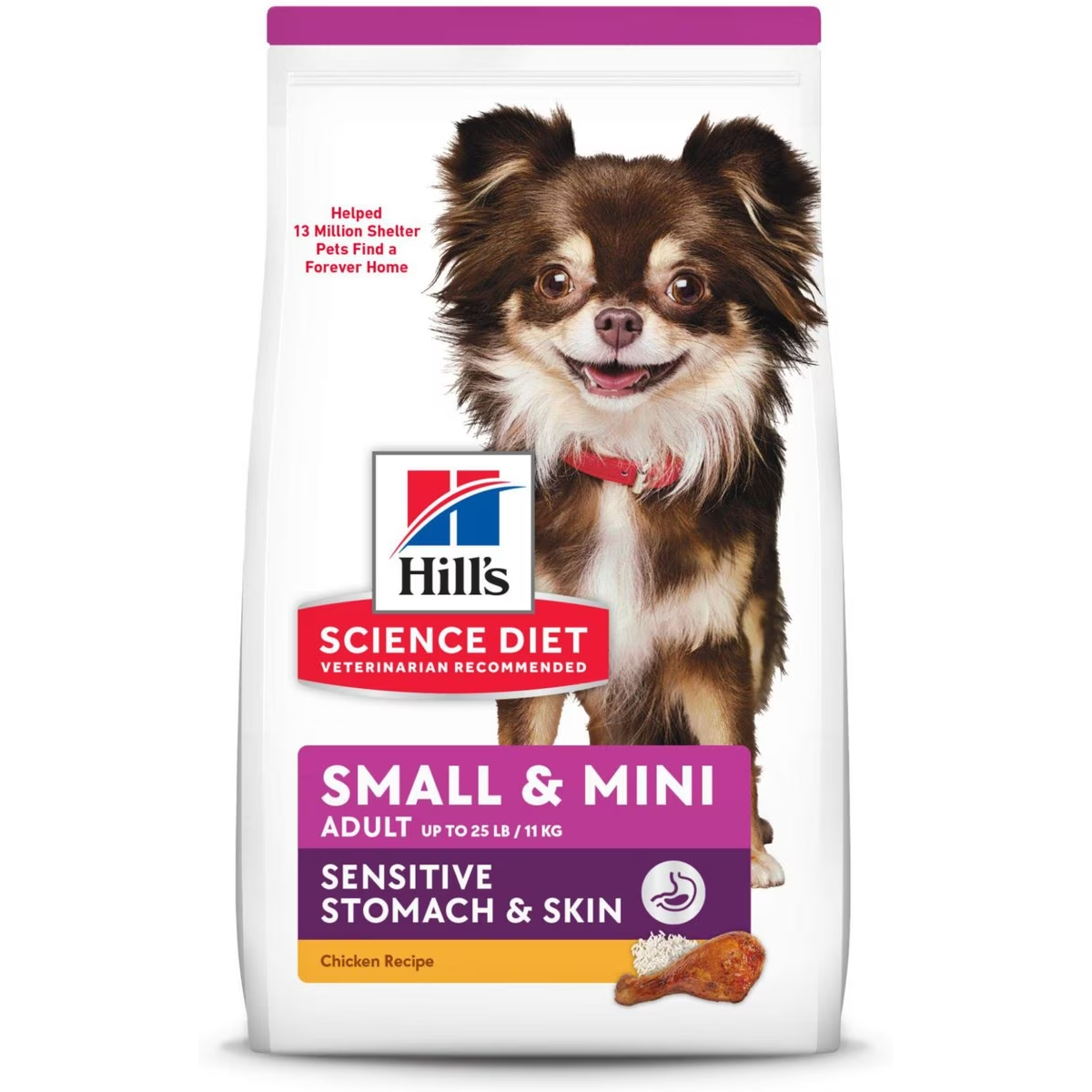 Hill's Science Diet Adult Sensitive Stomach & Sensitive Skin Small & Mini Breed Chicken Recipe Dry Dog Food