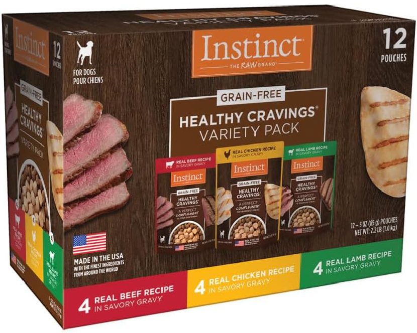 Instinct Healthy Cravings Grain Free Recipe Variety Pack Natural Wet Dog Food